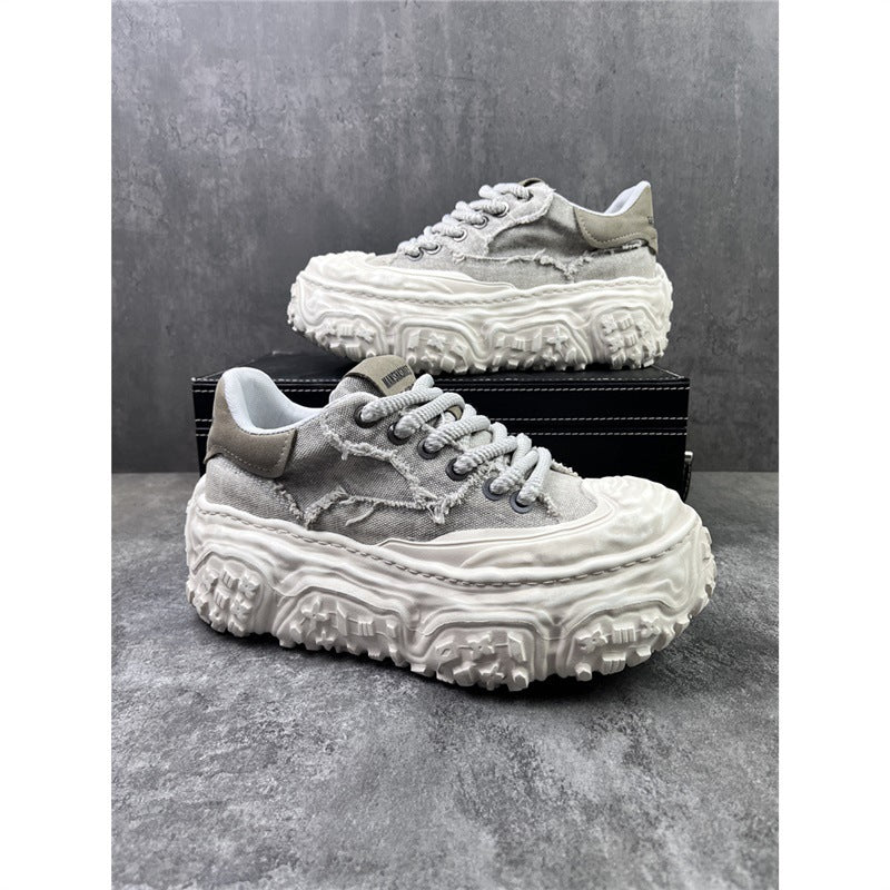 Men’s Retro American Style Sneakers – Fashion Versatile Casual Shoes