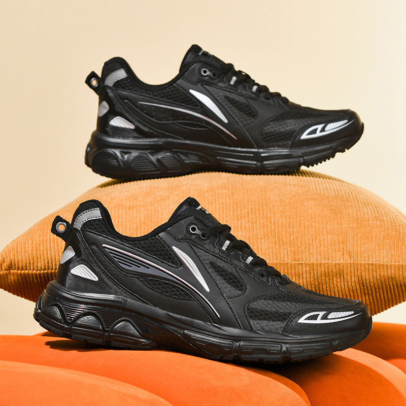 Men’s Flying Woven Sneakers – Breathable Height Increasing Soft Fashion Sports Shoes