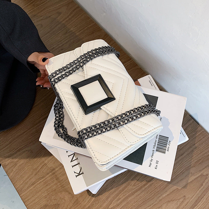 One-shoulder Chain Bag Fashion Embroidery Thread Crossbody