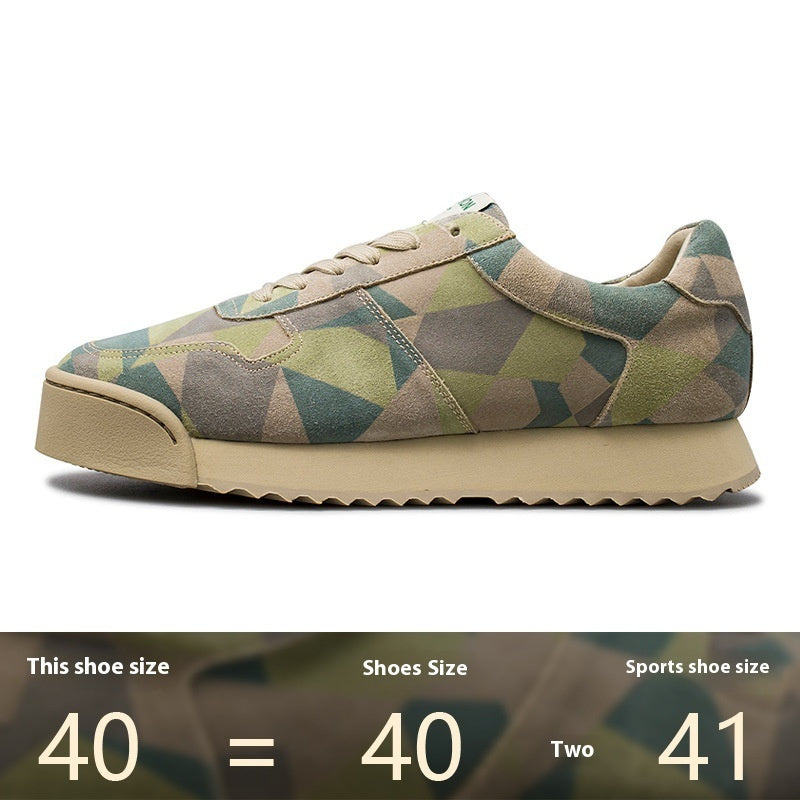 Men’s Genuine Leather Training Shoes – Handmade Cowhide German Design