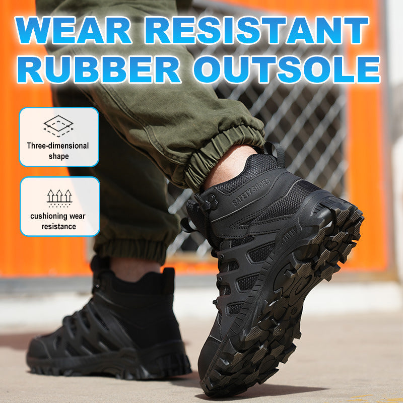 Men’s Heavy-Duty Outdoor Safety Boots – Anti-Stab Protection