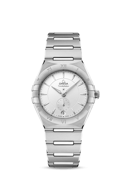 omega constellation co-axial master chronometer small seconds stainless steel lady?s watch