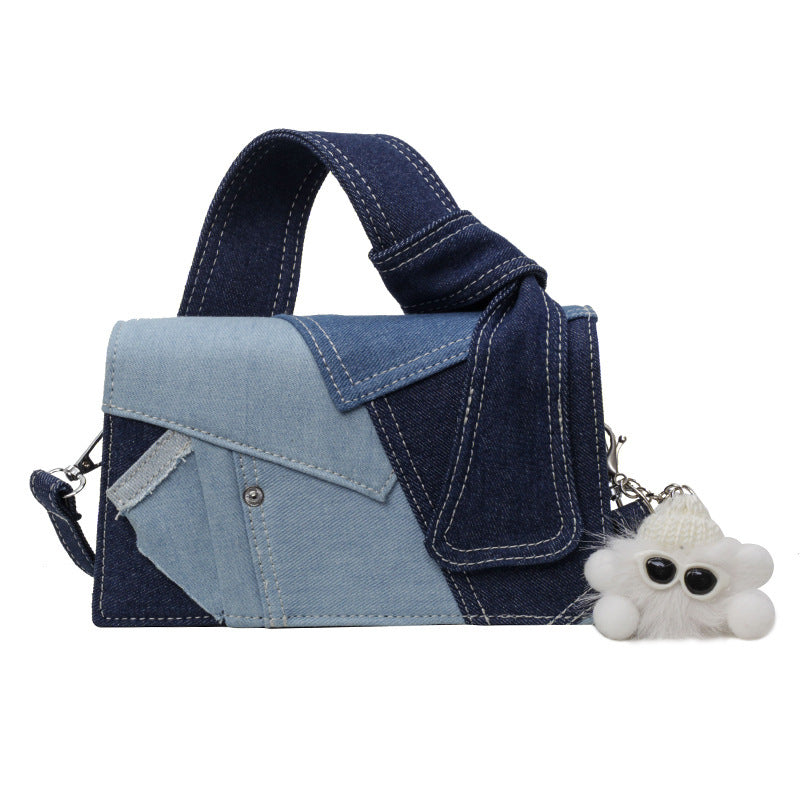 Western Style Denim Small Handbag – Fashion Women’s Shoulder Messenger Bag