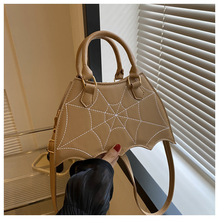 Halloween Spider Web Saddle Bag – Fashion Crossbody for Women