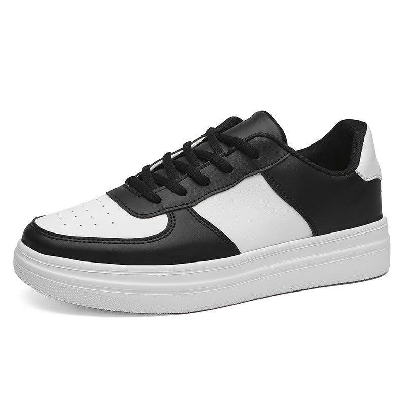 Men’s Plus Size Platform White Shoes – Spring & Summer Casual Sneakers