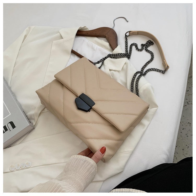 Women’s Embroidered PU Leather Crossbody – Trendy Small Handbag