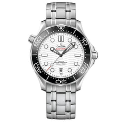 omega seamaster diver stainless steel & ceramic men's watch