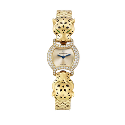 cartier la panth?e de cartier 18k yellow gold & diamonds lady's watch