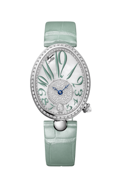 breguet reine de naples 18k white gold & diamonds lady's watch_1