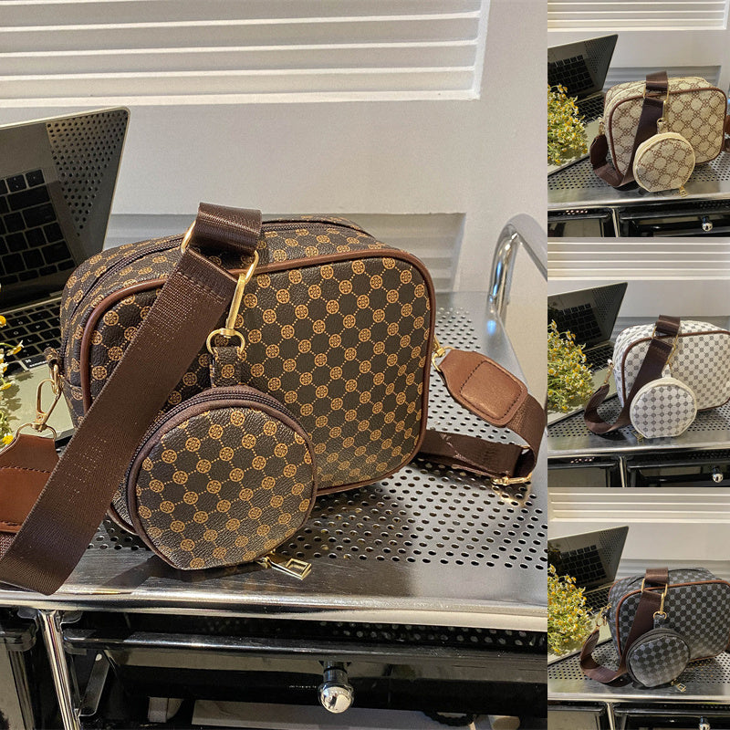 Trendy Women’s Vintage Shoulder Bag – Small Square Designer Handbag