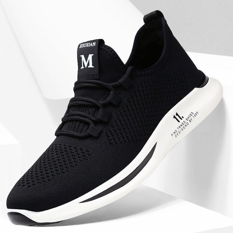 Men’s Casual Mesh Sports Shoes – Breathable, Soft-Bottom & Lightweight