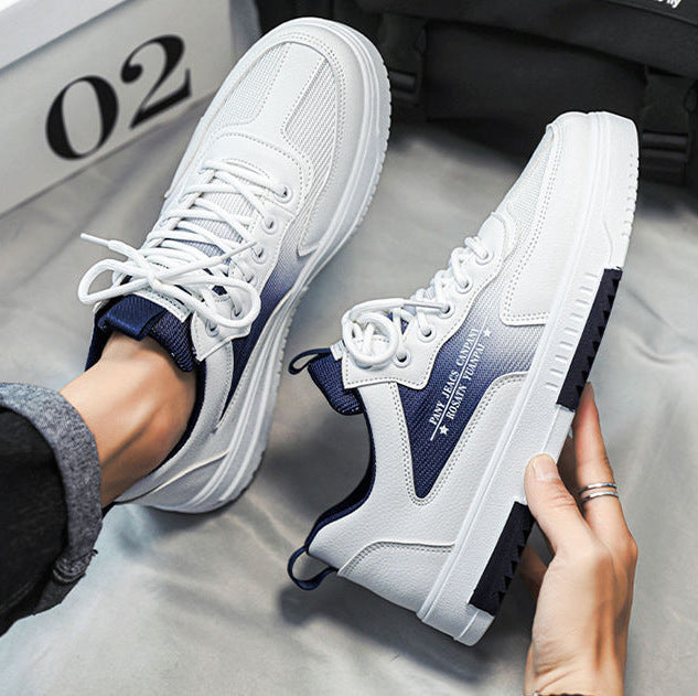 Men’s Breathable Mesh Sports Shoes – Fashionable Height-Increasing Sneakers