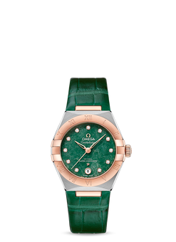 omega constellation co-axial master chronometer stainless steel & sedna? gold & diamonds lady?s watch_7