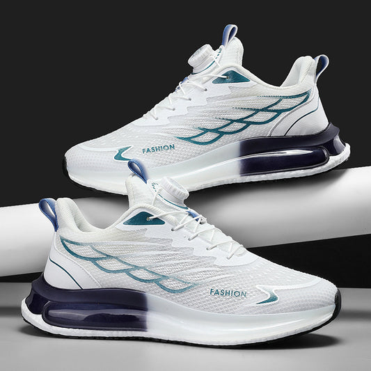 Men’s Rotating Button Running Shoes – Lightweight Comfort Sneakers