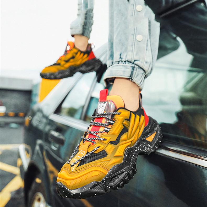 Men’s Casual Mech Dad Sneakers – Fashionable Streetwear Shoes