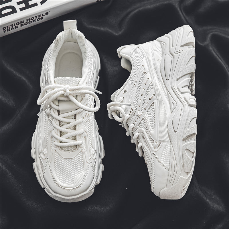 Men's Casual Shoes Hong Kong Style Shoes Breathable Increased