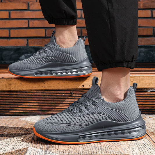 Men’s Breathable Cushion Sneakers – Lightweight Summer Running Shoes