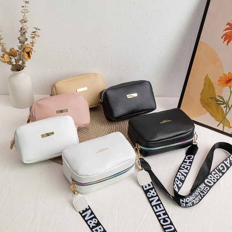 Women’s Minimalist Shoulder Bag – Simple Small Square Purse