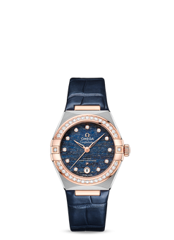 omega constellation co-axial master chronometer stainless steel & sedna? gold & diamonds lady?s watch_2