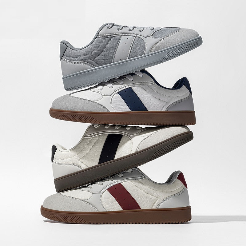 Men’s Retro German Wide Toe Trainers – Classic Casual Sports Shoes