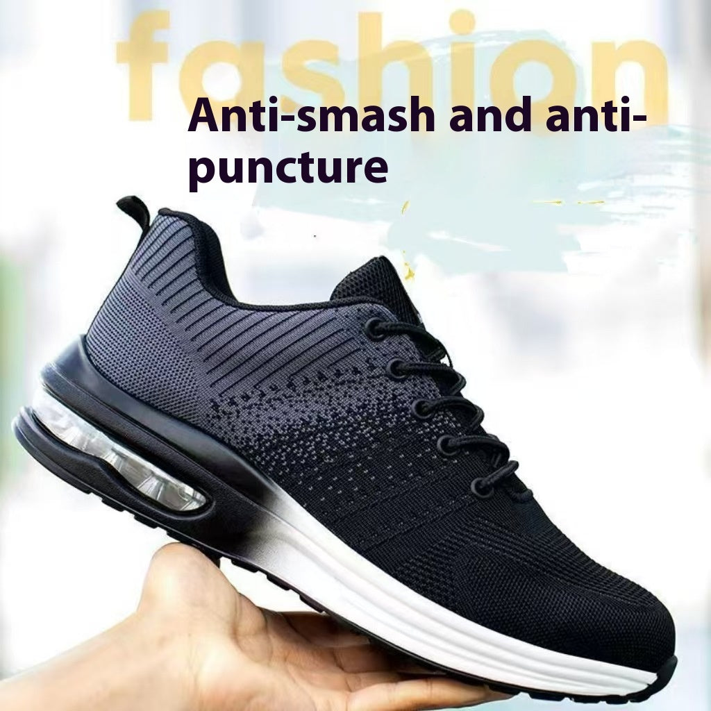 Men’s Lightweight Safety Sneakers – Anti-Smash & Anti-Penetration Work Shoes