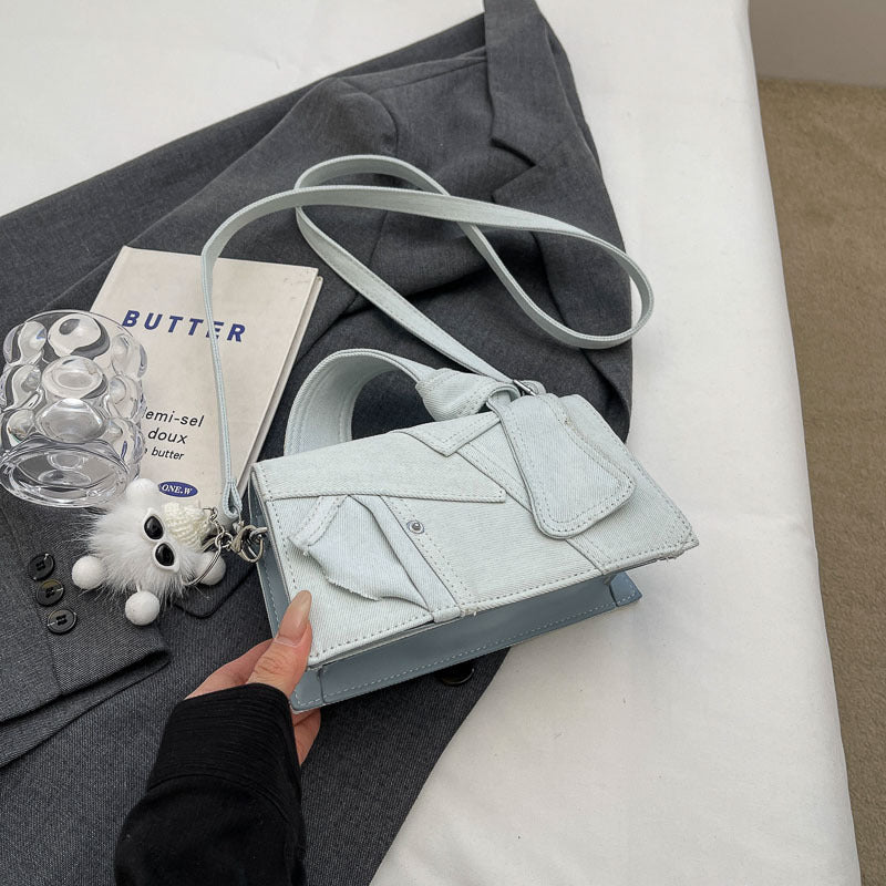 Western Style Denim Small Handbag – Fashion Women’s Shoulder Messenger Bag