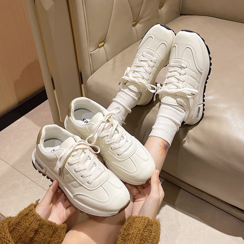 Women's White Platform Shoes | New Autumn Fashion Casual Sneakers
