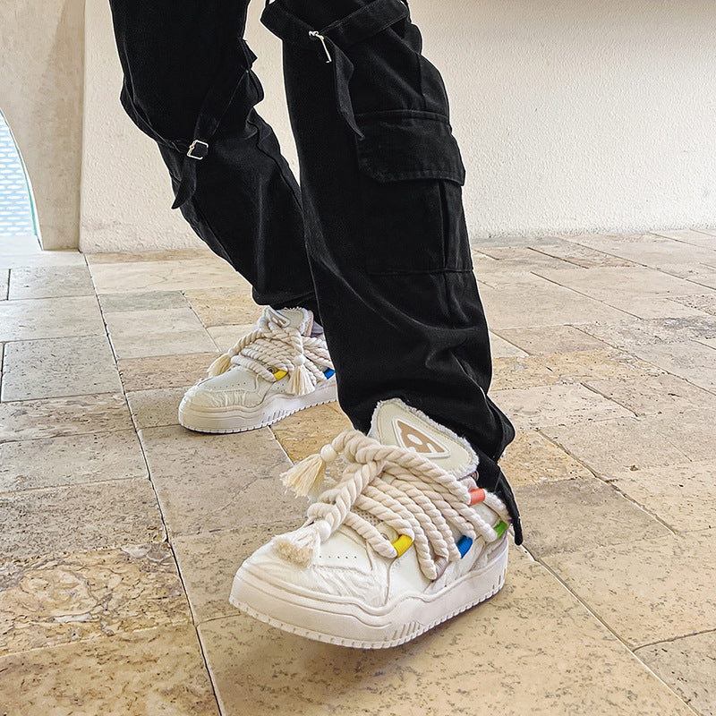 Men’s Fashion Shoes – Hong Kong Style Retro Trend Minority Sneakers