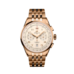 breitling premier b01 chronograph 42 mm 18k red gold men's watch