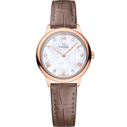 omega de ville prestige 18k sedna? gold lady's watch