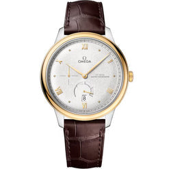 omega de ville prestige stainless steel & 18k yellow gold men's watch_8