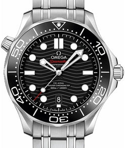 omega seamaster diver stainless steel men's watch