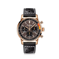 breitling top time b01 chronograph 41 mm 18k red gold men's watch
