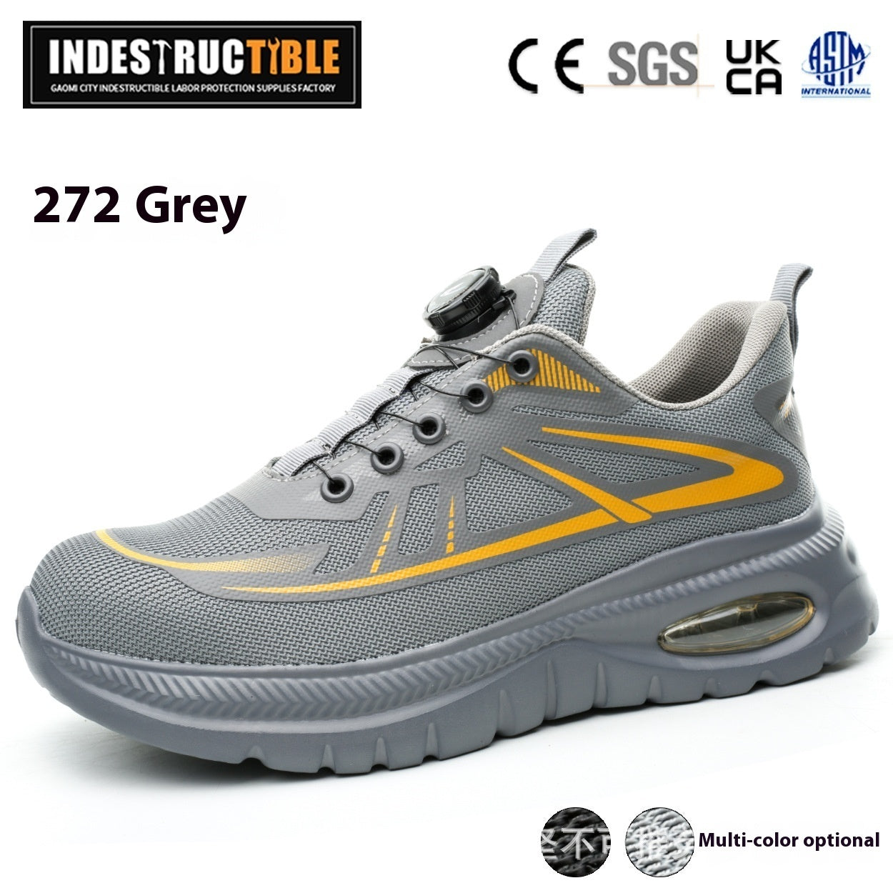 Men’s Safety Shoes – Anti-Smashing, Puncture-Resistant Work Sneakers