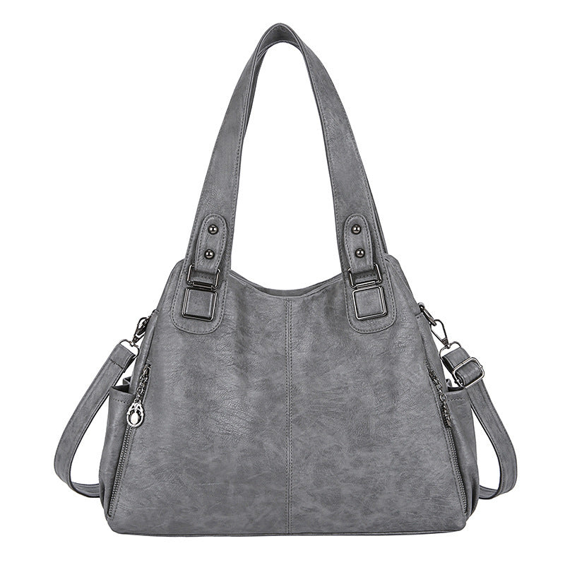 Fashionable All-Match Leather Bag – Women’s Hand-Carry & Crossbody