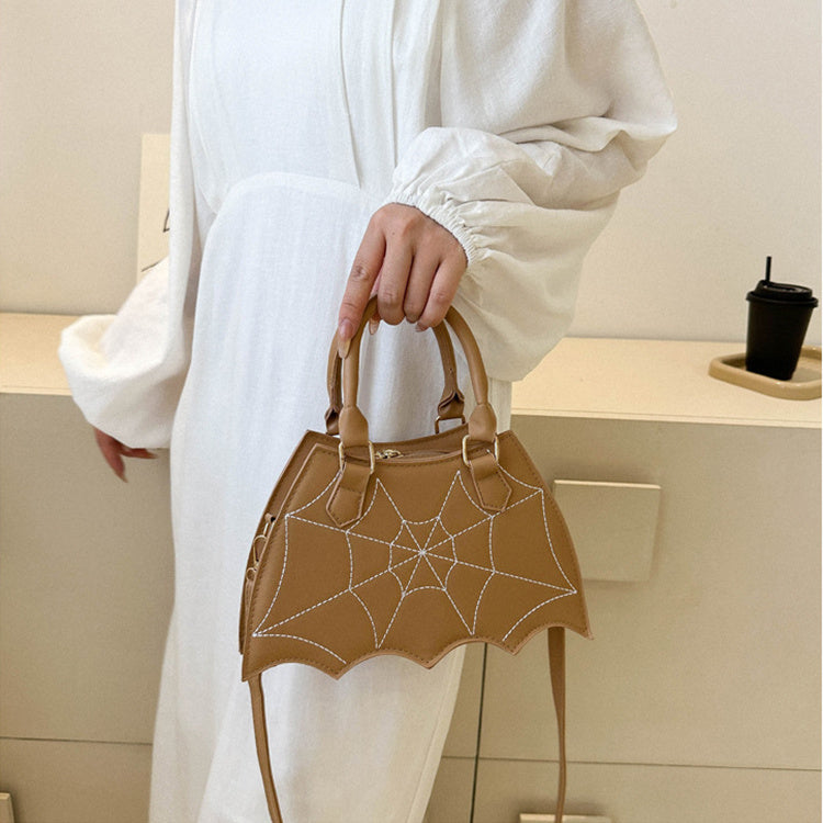 Halloween Spider Web Saddle Bag – Fashion Crossbody for Women
