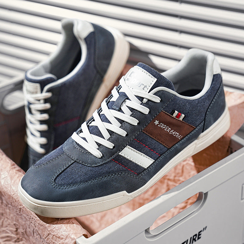 Men’s Denim Casual Shoes – Plus Size Outdoor Breathable Style