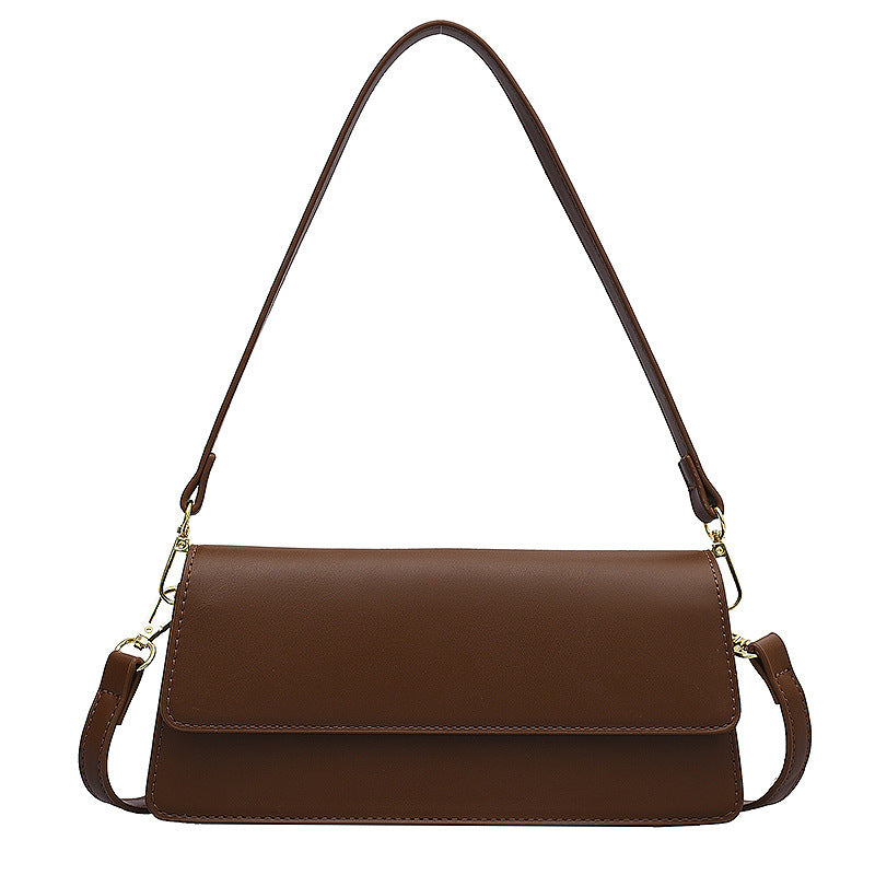 Korean Style Messenger Bag Underarm Shoulder Solid Color Small Square Bag