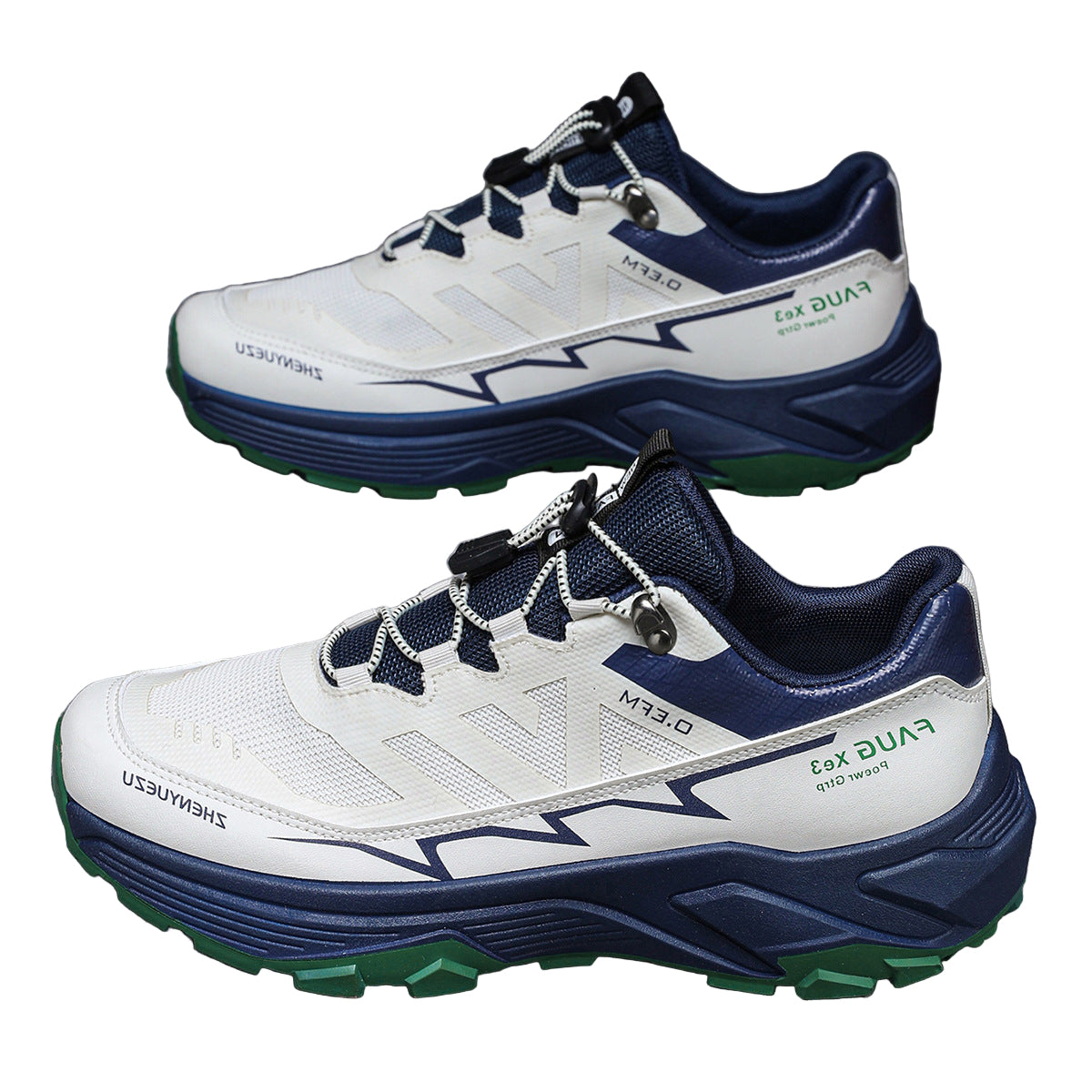 Men’s Colorblock Sneakers – Outdoor Hiking & Running Sports Shoes