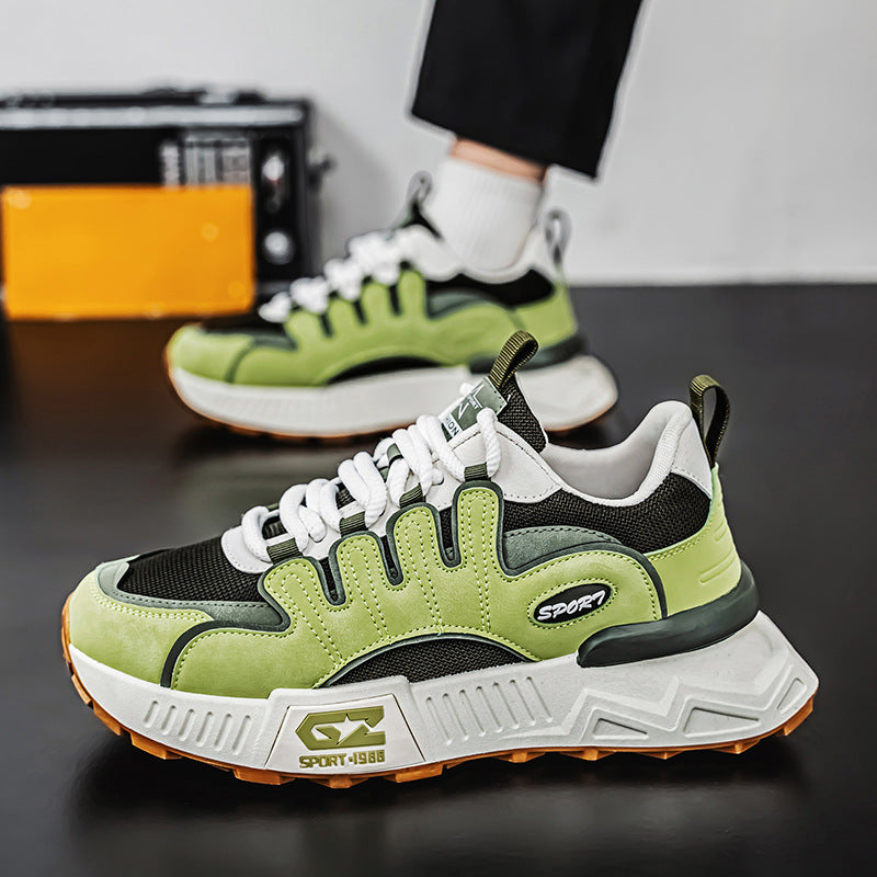 Men’s Fashion Mesh Sneakers – Trendy Casual Dad Shoes