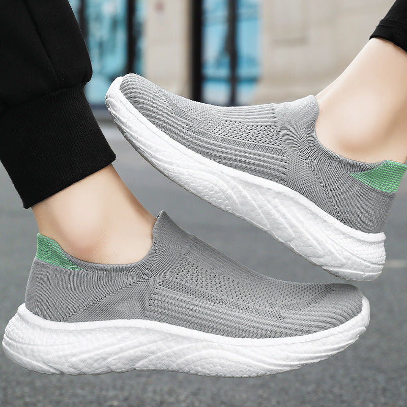 New Flying Woven Casual Shoes – Breathable Unisex Men’s & Women’s Lightweight Sneakers