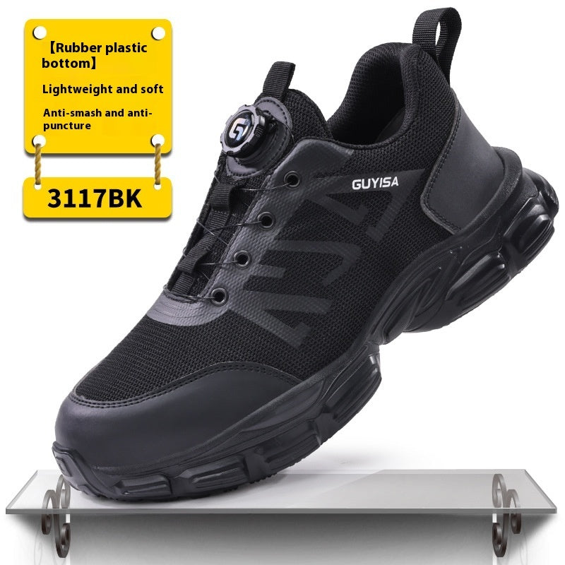 Men’s Work Safety Shoes – Anti-Smash & Puncture-Proof for All Seasons