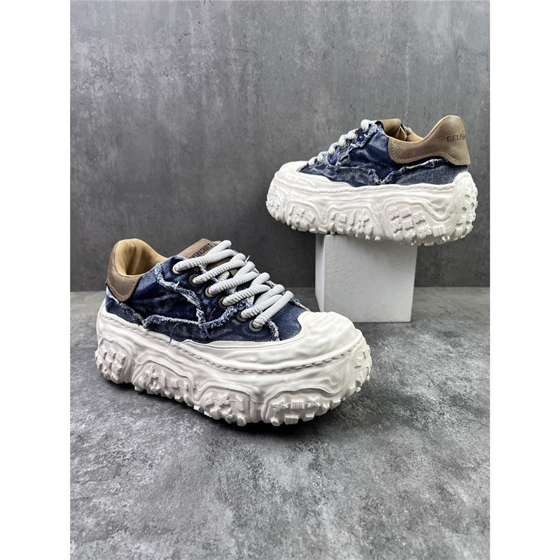 Men’s Retro American Style Sneakers – Fashion Versatile Casual Shoes