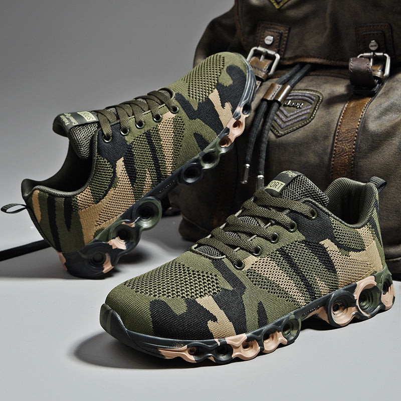 Men’s Camouflage Sneakers – Non-slip, Lightweight, All-season Use