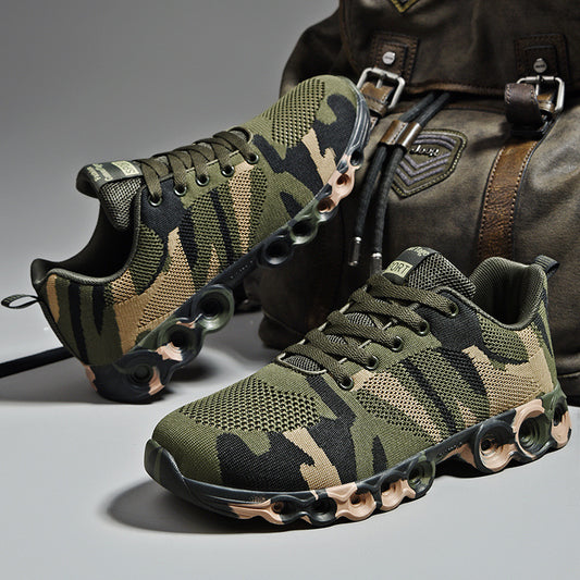 Men’s Camouflage Sneakers – Non-slip, Lightweight, All-season Use