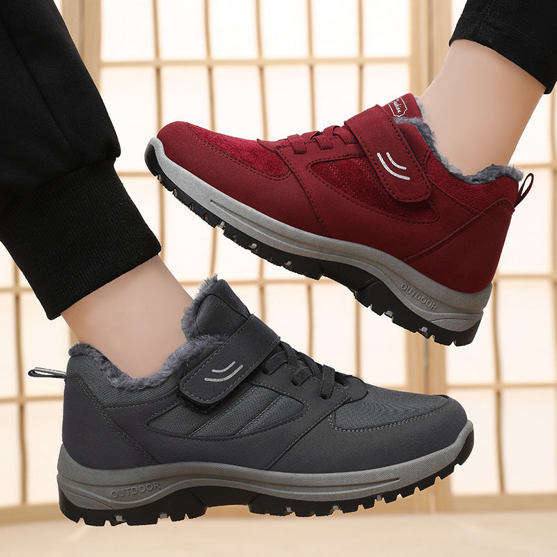 Men’s Winter Warm Walking Shoes – Cotton Lined Non-Slip Casual Boots