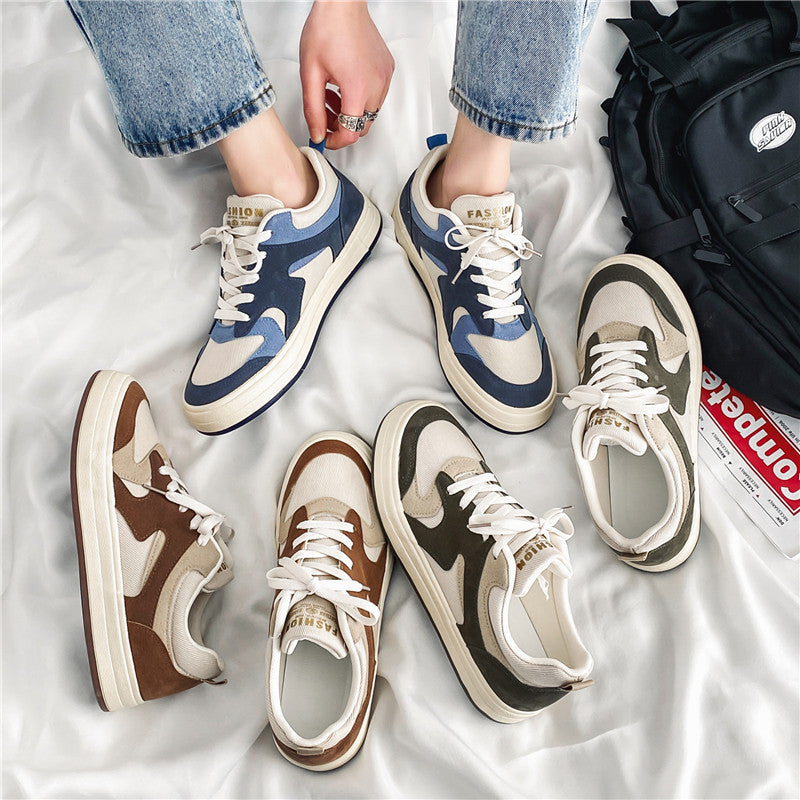 Men’s Casual Canvas Sneakers – All-Matching Lightweight Sports Shoes