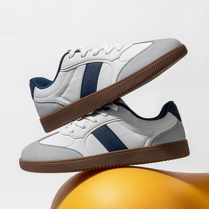 Men’s Retro German Wide Toe Trainers – Classic Casual Sports Shoes