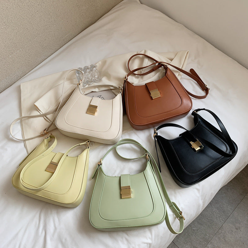Women's Summer New Solid Color Fashion Messenger Handbag