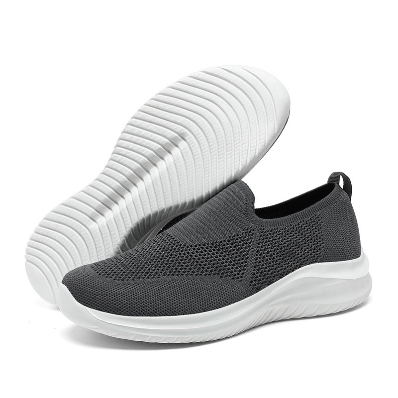 Men’s Breathable Fly Woven Loafers – Comfortable All-match Casual Shoes